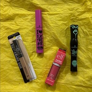 Essence Mascara and ELF Lip Balm Set